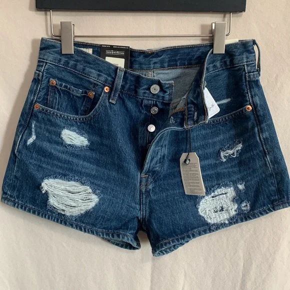 Levi's Shorts Free People Levis Shorts High Rise 28 Poshmark - Main Image